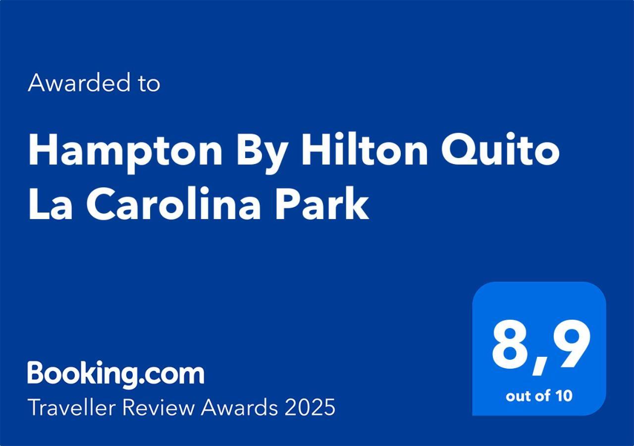 Hotel Hampton By Hilton Quito La Carolina Park Exterior foto